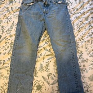 Levi’s 501 Button Fly Straight Leg Jeans